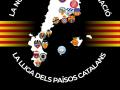 Cartel de la inventada "liga de los países catalanes".