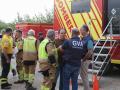 Imagen de archivo de Juanfran Pérez Llorca en un incendio en Castellón.