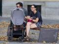 Una familia en el Parque de El Retiro, de Madrid