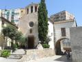 Vista exterior del santuario de Santa Eulalia de Vilapicina, en Barcelona