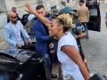 Mónica García siendo abucheada en Ceuta