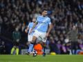 Rodri durante un partido con el Manchester City