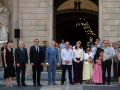 Acto en homenaje a las víctimas del 17-A, este lunes en Barcelona