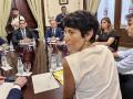 la ministra de Inclusión, Seguridad Social y Migraciones y portavoz del Gobierno, Elma Saiz, este lunes en Ceuta