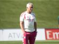 José Mourinho, dirigiendo un entrenamiento del Real Madrid
