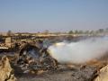 Casa quemada por un incendio forestal, a 31 de julio de 2026, en Formariz, Zamora