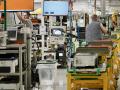 Zona de baterías  en la factoría de Carrocerías de Renault Group España en Valladolid