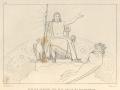 Representación de Zeus en una antigua ilustración de la 'Odisea'