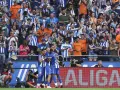 Grada durante la celebración del Deportivo-Elche