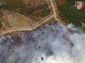 El incendio de Pinofranqueado (Cáceres) salta a la provincia de Salamanca a través de Agallas