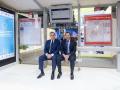 El consejero de Vivienda, Transportes e Infraestructuras, Jorge Rodrigo, junto al ministro de Transportes y Movilidad Sostenible, Óscar Puente