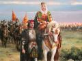 Isabel la Católica y el Gran Capitán. Cuadro de Augusto Ferrer-Dalmau