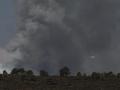 Imagen de las labores de extinción en el incendio que afecta a la Sierra Calderona en el término municipal de Segorbe.