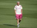 José Mourinho dirige un entrenamiento del Real Madrid