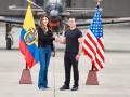 (Foto de ARCHIVO)
La secretaria de Seguridad Nacional de Estados Unidos, Kristi Noem, saluda al presidente de Ecuador, Daniel Noboa, en una base militar en Manta, Ecuador

REMITIDA / HANDOUT por CANCILLERÍA DE ECUADOR EN X
Fotografía remitida a medios de comunicación exclusivamente para ilustrar la noticia a la que hace referencia la imagen, y citando la procedencia de la imagen en la firma
05/11/2025
