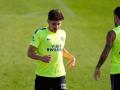Julián Álvarez, en un entrenamiento con el Real Madrid