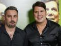 Singers Andrés Morales "Andy" and Lucas Gonzalez "Lucas" at photocall for Andy y Lucas last concert  in Madrid on Friday, 10 October 2025.