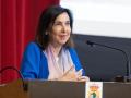 La ministra de Defensa, Margarita Robles,durante una visita al Hospital Central de la Defensa ‘Gómez Ulla’ Centro Sanitario de Vida y Esperanza, a 23 de junio de 2026, en Madrid