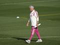 José Mourinho, durante el entrenamiento previo al Real Madrid - Real Sociedad