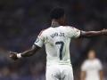 Vinicius Junior, durante el partido de LaLiga de fútbol que RCD Espanyol y Real Madrid