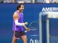 Carlos Alcaraz, en el dobles mixto del US Open