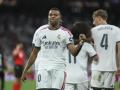 Kylian Mbappé celebra su segundo gol ante la Real Sociedad