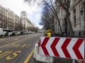 Obras del bulevar en la calle Alcalá, a 3 de febrero de 2026, en Madrid