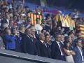 Imagen del palco del Camp Nou este jueves