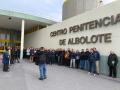 Concentración de trabajadores de la cárcel de Albolote (Granada), en una imagen de archivo
