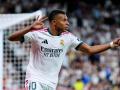 Kylian Mbappé, tras anotar un hat-trick con el Real Madrid