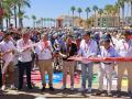 Juanfran Pérez Llorca durante el paso de La Vuelta por Villajoyosa (Alicante)