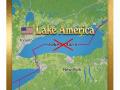 Captura de pantalla tomada de la cuenta oficial @realDonaldTrump de la red social Truth Social del presidente de los Estados Unidos, Donal Trump, que muestra un mapa con el nombre del 'Lago Ontario'