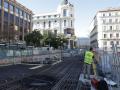 Obras de remodelación de la plaza de Jacinto Benavente y su entorno