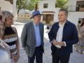 Rodrigo visita las obras de rehabilitación y conservación de la Plaza de la Villa