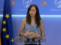 La portavoz de Podemos, Ione Belarra