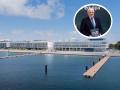 Imagen de la Marina de Empresas de Valencia y de Juan Roig