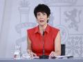 La portavoz del Gobierno, Elma Saiz, este martes en la Moncloa