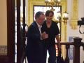La ministra de Sanidad, Mónica García, es recibida por el presidente de Ceuta, Juan Jesús Vivas, a 16 de agosto de 2026, en Ceuta