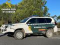 Coche de la Guardia Civil en la provincia de Huelva