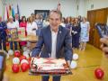El alcalde, Abel Caballero, celebra su 80 cumpleaños rodeado de su equipo en el Ayuntamiento de Vigo.

REMITIDA / HANDOUT por CONCELLO DE VIGO
Fotografía remitida a medios de comunicación exclusivamente para ilustrar la noticia a la que hace referencia la imagen, y citando la procedencia de la imagen en la firma
02/9/2026