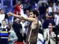 Spain's Carlos Alcaraz reacts after a point during the men's singles second round tennis match against Portugal's Jaime Faria on day four of the US Open tennis tournament at the USTA Billie Jean King National Tennis Center in New York City on September 2, 2026. (Photo by CHARLY TRIBALLEAU / AFP)