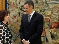 La fiscal general Teresa Peramato con el presidente del Gobierno, Pedro Sánchez