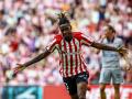 Nico Williams celebra marcar el 1-0 ante el Atlético de Madrid