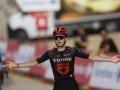 Marco Brenner celebra su victoria en la 14ª etapa de La Vuelta a España