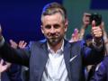 Ulrich Siegmund, candidato de la AfD, se dirige a sus seguidores tras la victoria