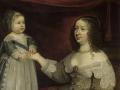 Óleo sobre lienzo de autor desconocido de Luis XIV y su madre, la vallisoletana Ana de Austria