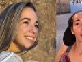 A la izquierda una imagen de Marta antes del shock, y a la derecha en su estado actual