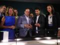 Pérez Llorca junto a Begoña Carrasco en la exposición por el aniversario de la fundación de la ciudad