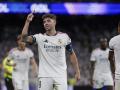 Fede Valverde celebra su gol ante el Inter