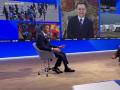 Pedro Sánchez durante la entrevista en TVE
